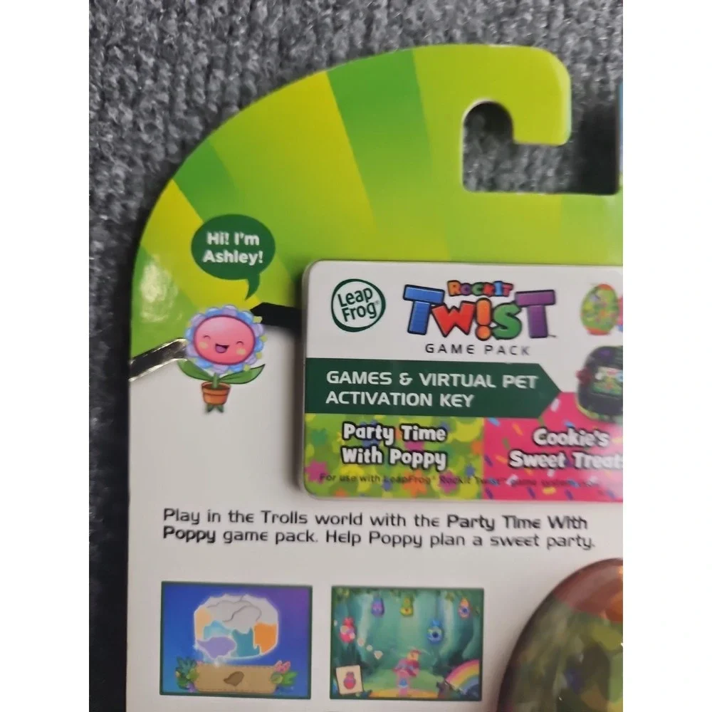 Leap Frog RockIt Twist Game Pack Trolls & Cookie's Sweet Treats Brand New Sealed